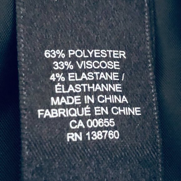 NWT-RW&CO full-length black pants size 0 - Picture 7 of 9